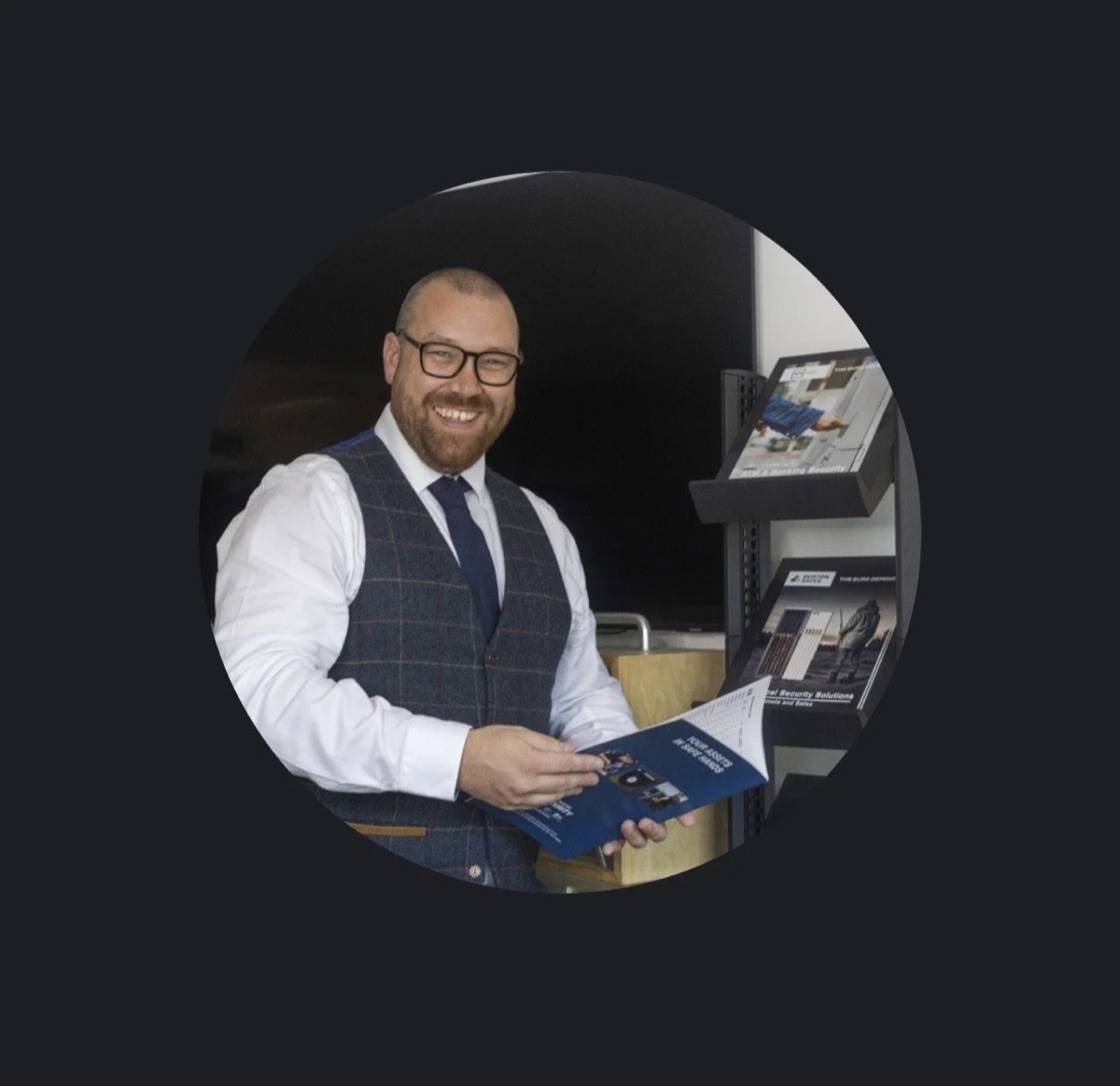 Andy Patchett, owner and director of Buzz Safe and Vault